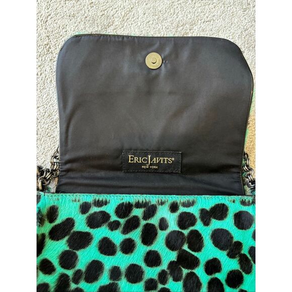 Rare⭐️ Eric Javits Calf hair leopard handbag, $475 - Picture 6 of 13